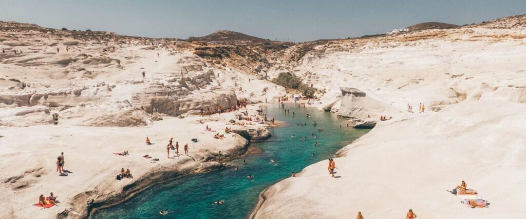 Sarakiniko Beach, Milos